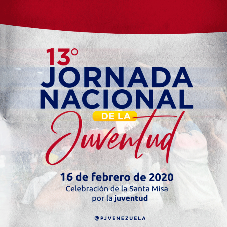Pastoral Juvenil de Venezuela celebrará 13° Jornada Nacional de la Juventud