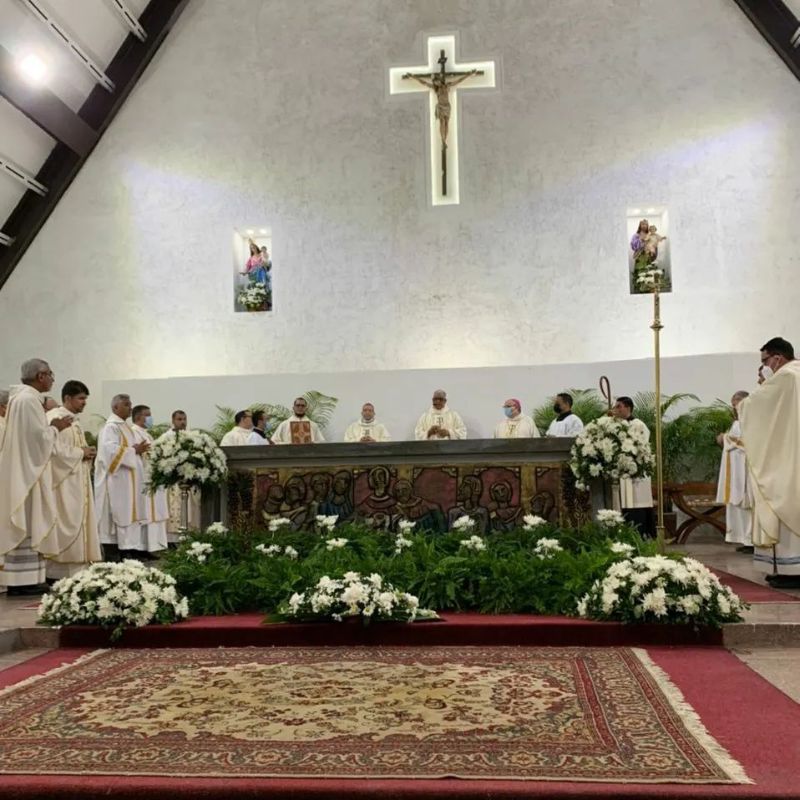 Mons. Juan Carlos Bravo reinauguró Catedral de Petare