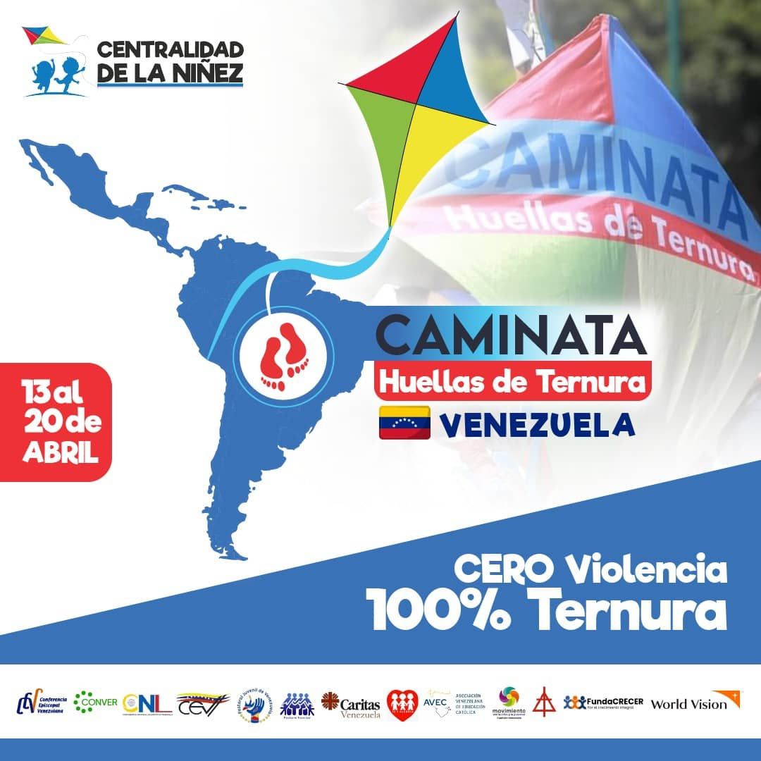 Caminata Continental «Huellas de Ternura” llega a Venezuela
